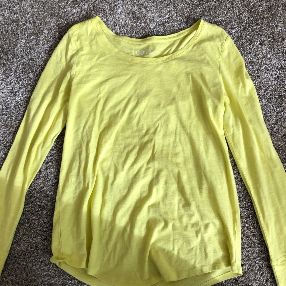 Greenish/yellow loft long sleeve!